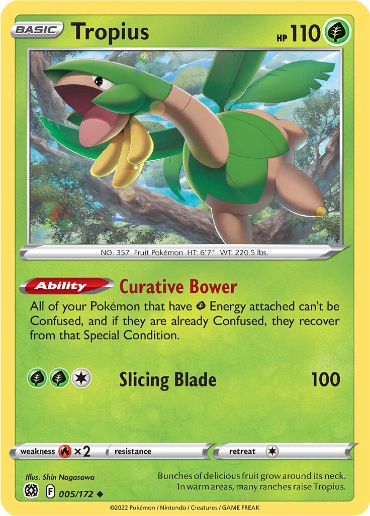 Tropius (005/172) [Sword & Shield: Brilliant Stars] | Galaxy Games LLC