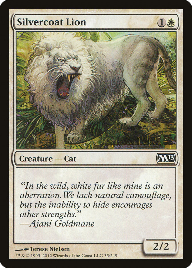 Silvercoat Lion [Magic 2013] | Galaxy Games LLC