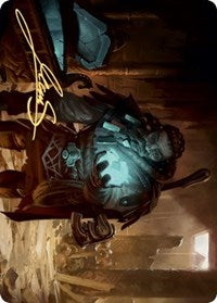 Vault Robber Art Card (Gold-Stamped Signature) [Kaldheim Art Series] | Galaxy Games LLC