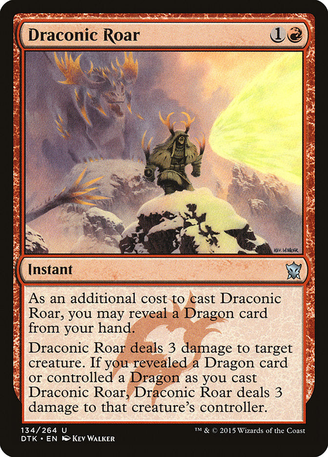 Draconic Roar [Dragons of Tarkir] | Galaxy Games LLC