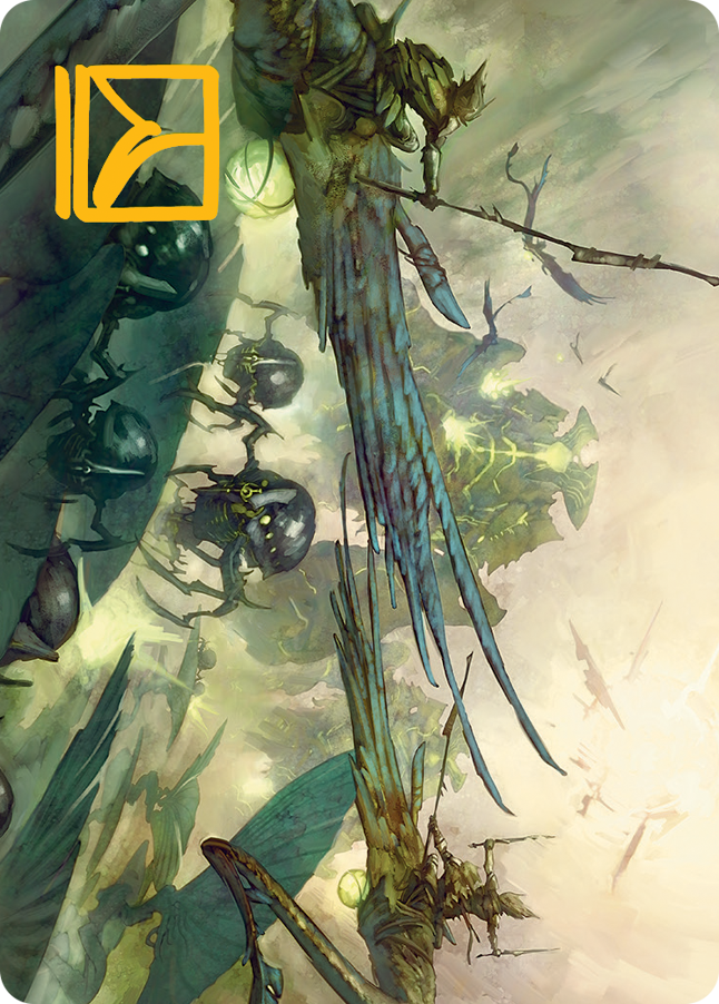 Invasion of Pyrulea Art Card (Gold-Stamped Signature) [March of the Machine Art Series] | Galaxy Games LLC