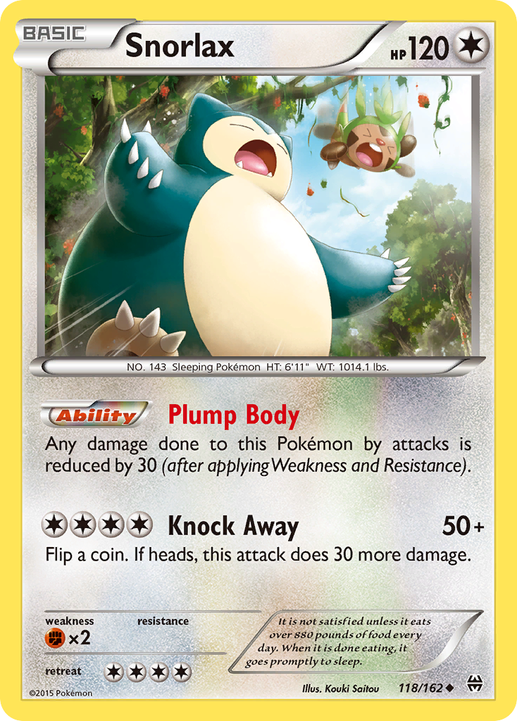 Snorlax (118/162) [XY: BREAKthrough] | Galaxy Games LLC