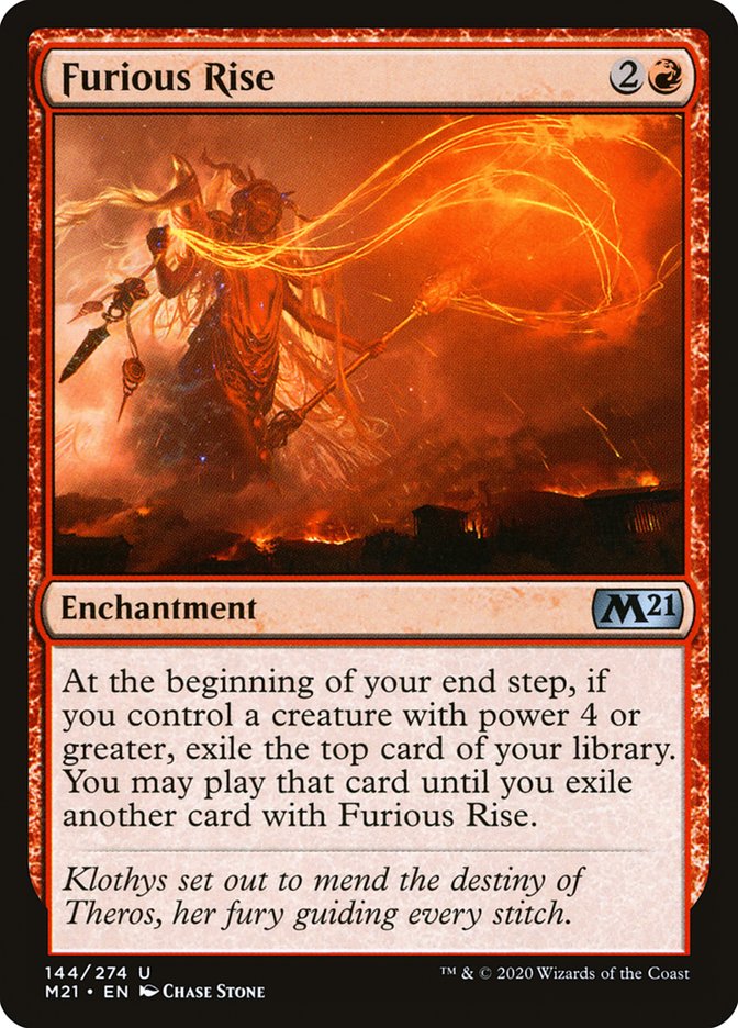 Furious Rise [Core Set 2021] | Galaxy Games LLC