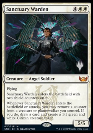 Sanctuary Warden (Promo Pack) [Streets of New Capenna Promos] | Galaxy Games LLC