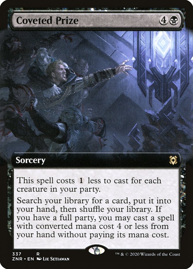 Coveted Prize (Extended Art) [Zendikar Rising] | Galaxy Games LLC