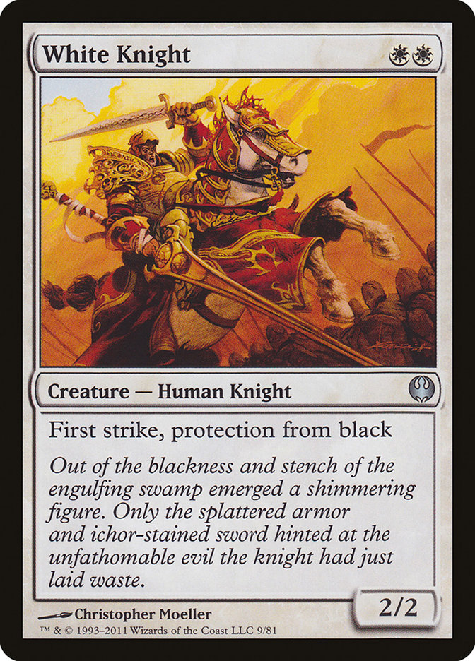 White Knight [Duel Decks: Knights vs. Dragons] | Galaxy Games LLC