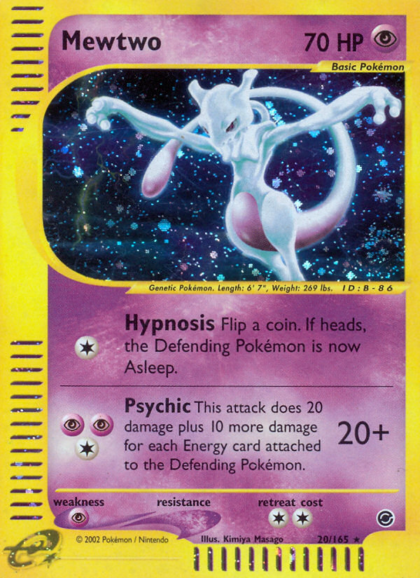 Mewtwo (20/165) [Expedition: Base Set] | Galaxy Games LLC