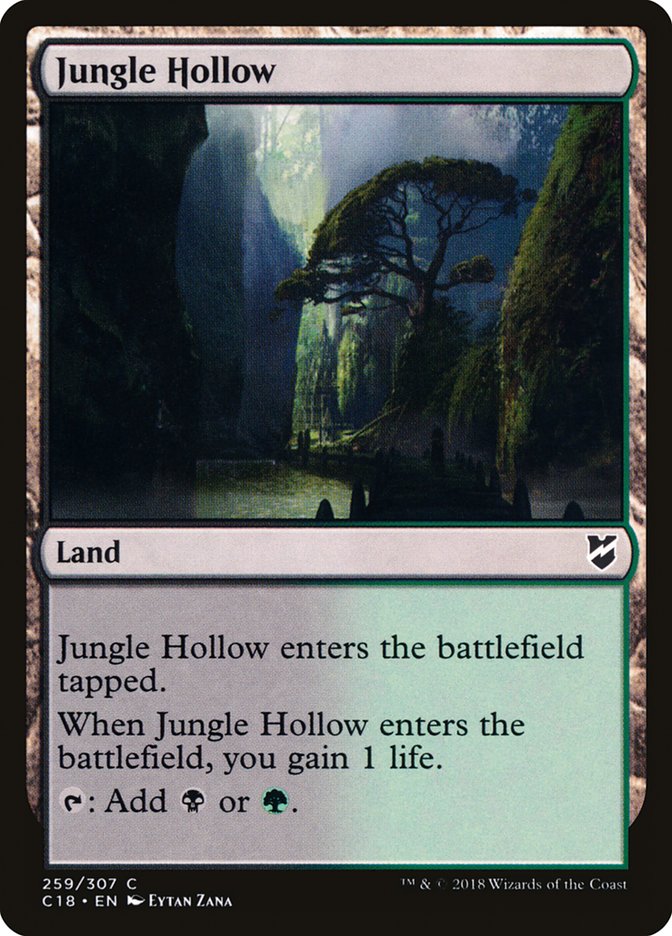 Jungle Hollow [Commander 2018] | Galaxy Games LLC
