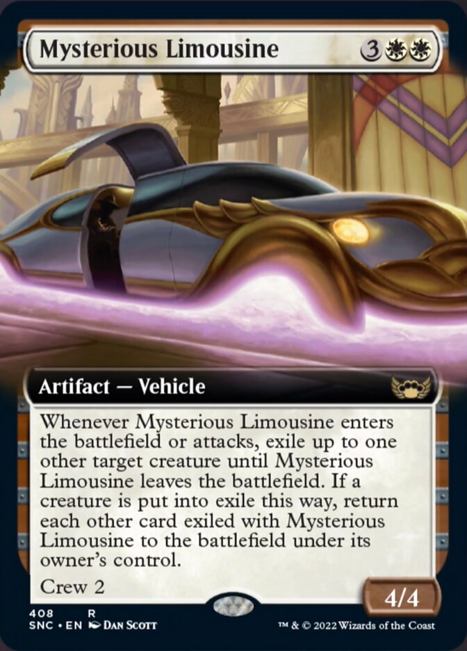 Mysterious Limousine (Extended Art) [Streets of New Capenna] | Galaxy Games LLC