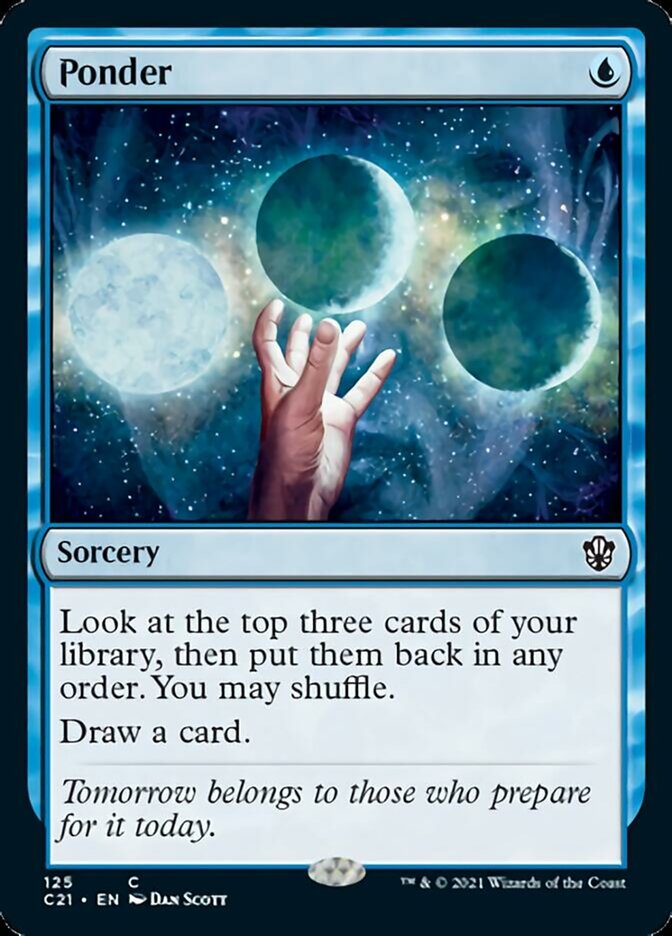 Ponder [Commander 2021] | Galaxy Games LLC
