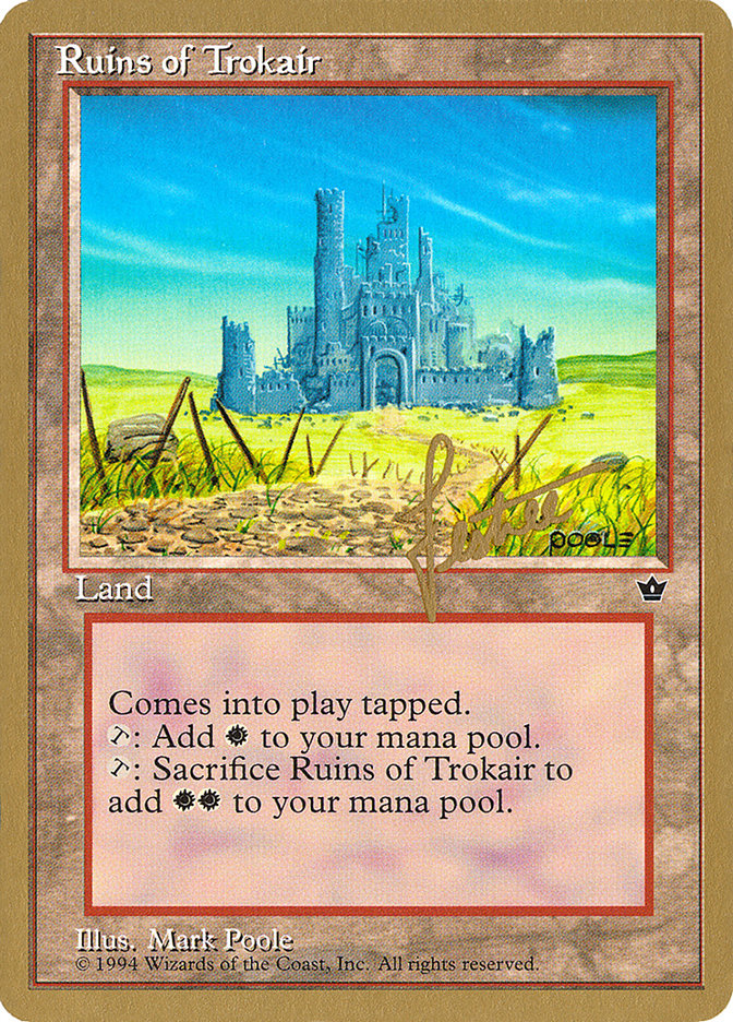 Ruins of Trokair (Bertrand Lestree) [Pro Tour Collector Set] | Galaxy Games LLC