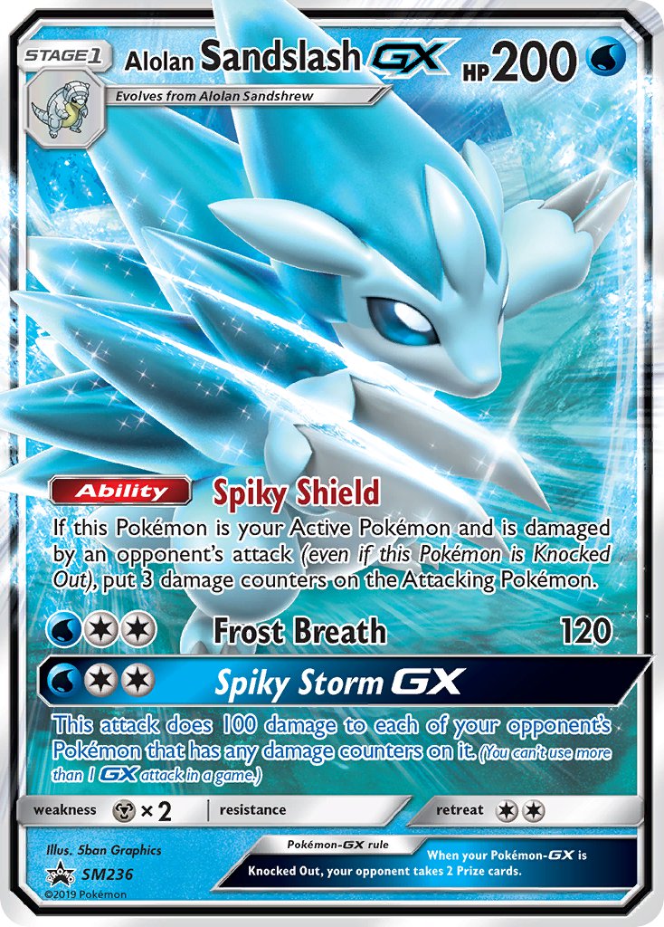 Alolan Sandslash GX (SM236) [Sun & Moon: Black Star Promos] | Galaxy Games LLC