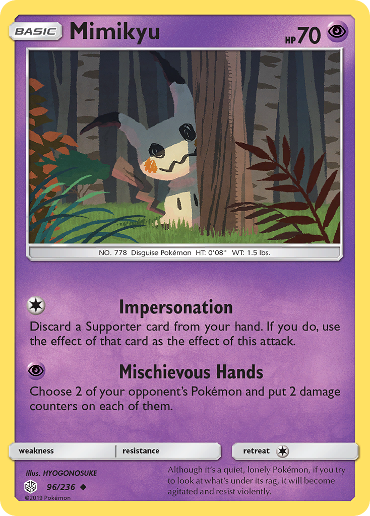 Mimikyu (96/236) [Sun & Moon: Cosmic Eclipse] | Galaxy Games LLC