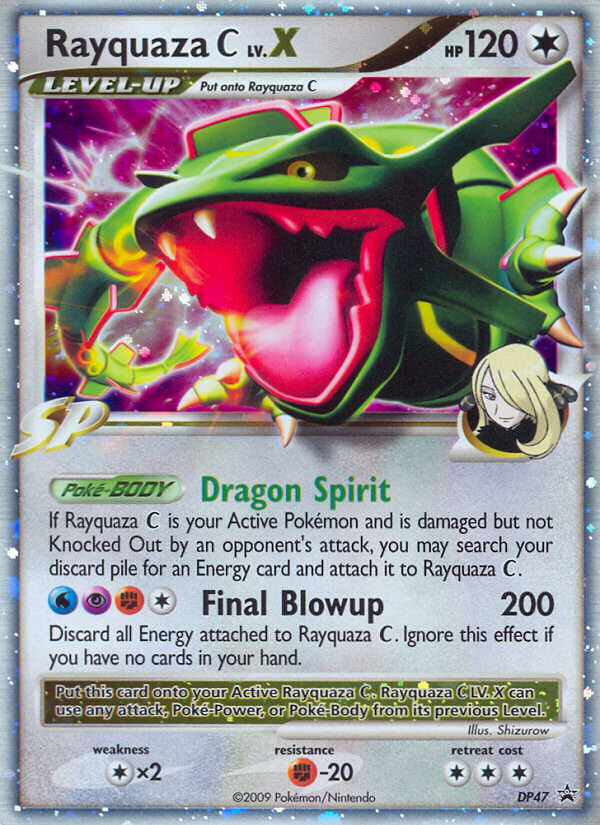 Rayquaza C LV.X (DP47) [Diamond & Pearl: Black Star Promos] | Galaxy Games LLC