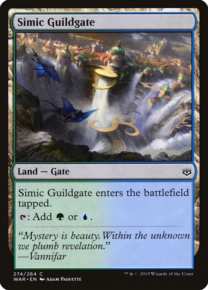 Simic Guildgate [War of the Spark] | Galaxy Games LLC