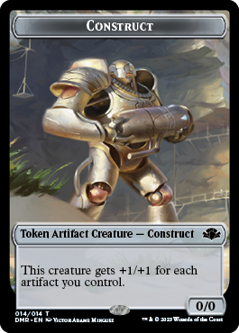 Zombie // Construct Double-Sided Token [Dominaria Remastered Tokens] | Galaxy Games LLC