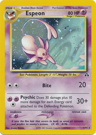 Espeon (1/75) [Neo Discovery Unlimited] | Galaxy Games LLC