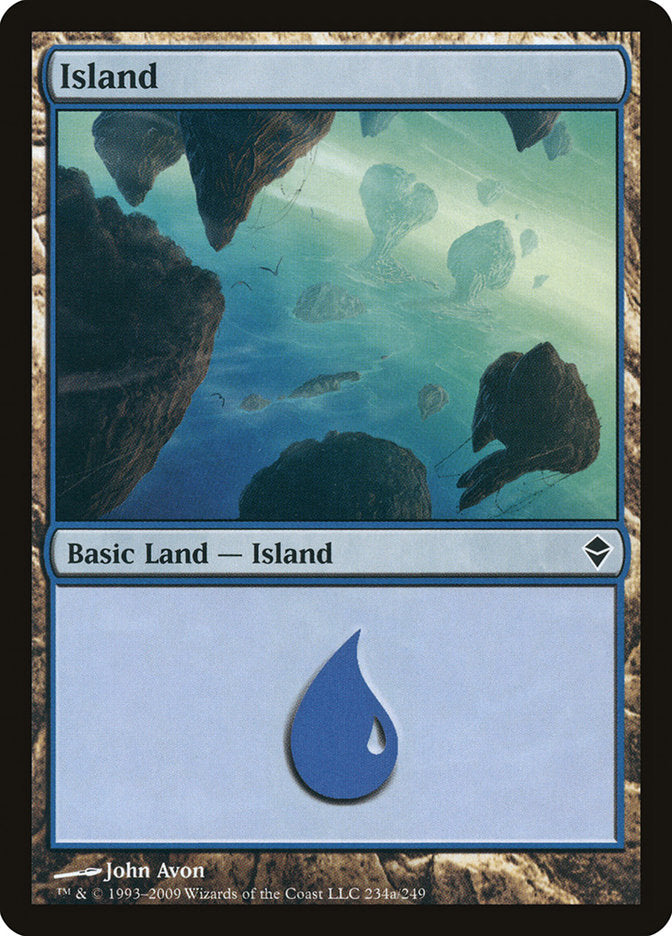 Island (234a) [Zendikar] | Galaxy Games LLC