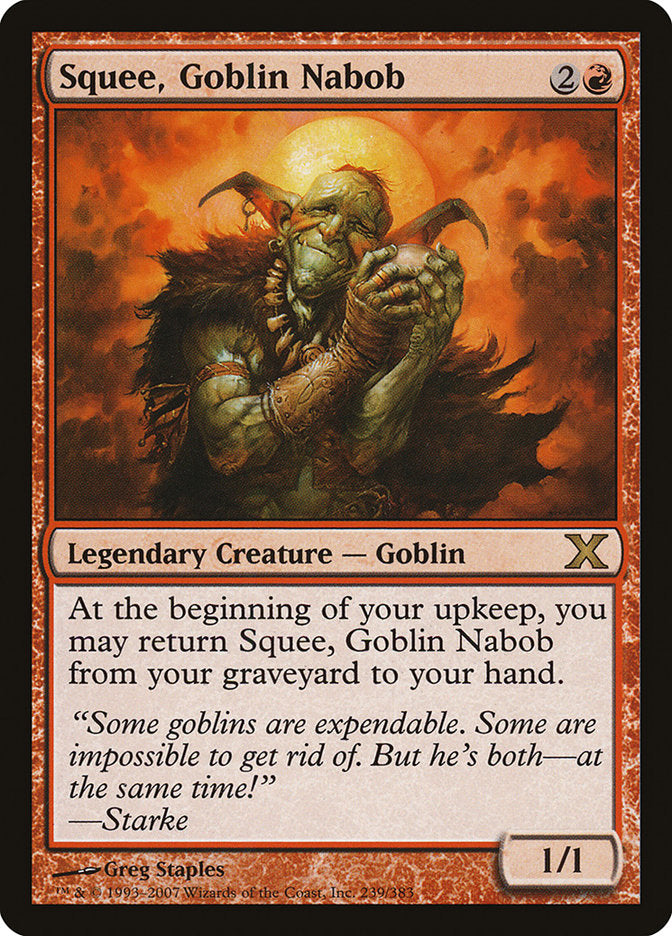 Squee, Goblin Nabob [Tenth Edition] | Galaxy Games LLC