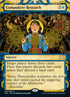 Compulsive Research (Foil Etched) [Strixhaven: School of Mages Mystical Archive] | Galaxy Games LLC