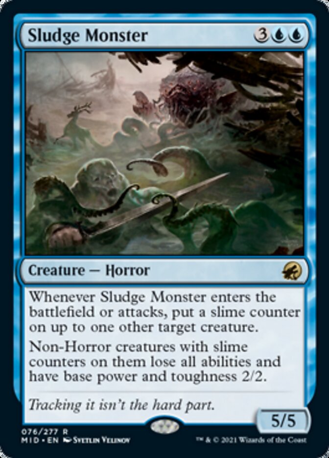 Sludge Monster [Innistrad: Midnight Hunt] | Galaxy Games LLC