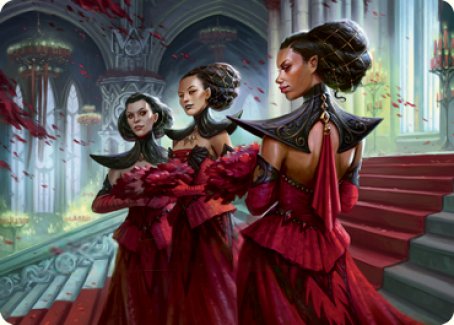Olivia's Attendants Art Card [Innistrad: Crimson Vow Art Series] | Galaxy Games LLC