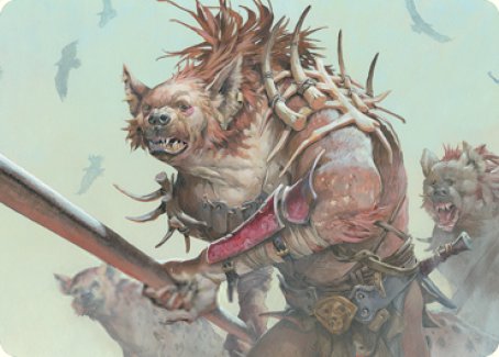 Gnoll Art Card [Dungeons & Dragons: Adventures in the Forgotten Realms Art Series] | Galaxy Games LLC