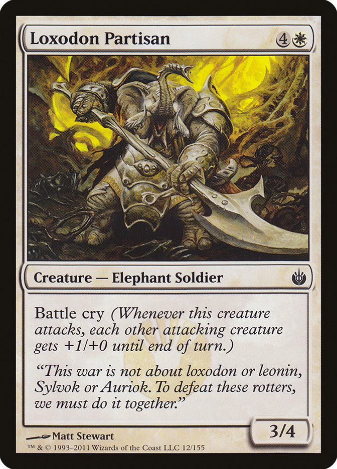 Loxodon Partisan [Mirrodin Besieged] | Galaxy Games LLC