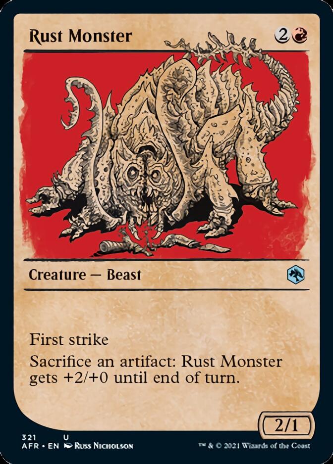 Rust Monster (Showcase) [Dungeons & Dragons: Adventures in the Forgotten Realms] | Galaxy Games LLC
