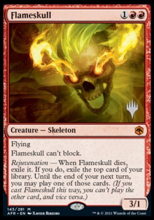 Flameskull (Promo Pack) [Dungeons & Dragons: Adventures in the Forgotten Realms Promos] | Galaxy Games LLC