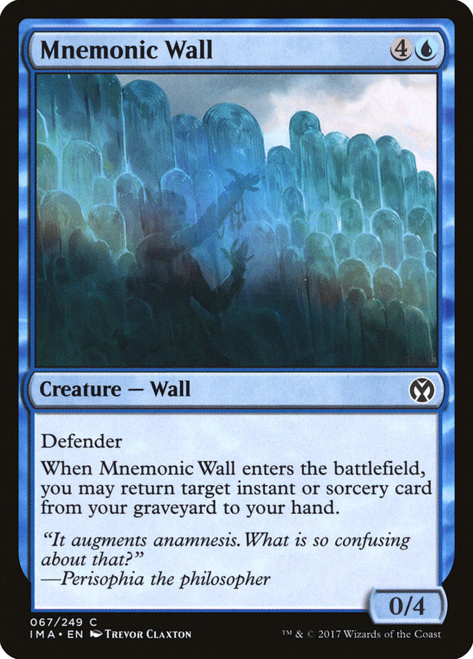 Mnemonic Wall [Iconic Masters] | Galaxy Games LLC