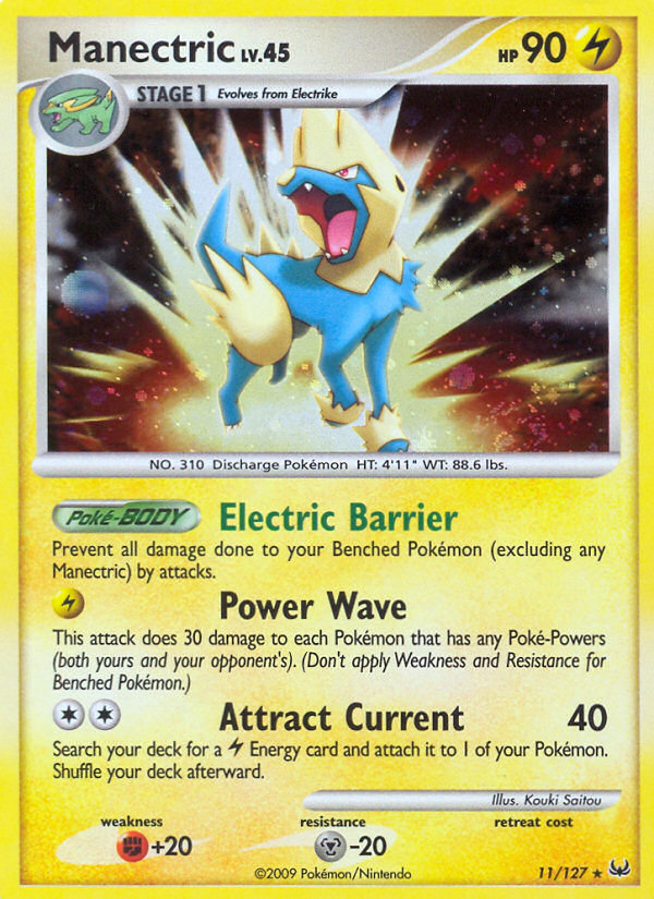 Manectric (11/127) [Platinum: Base Set] | Galaxy Games LLC