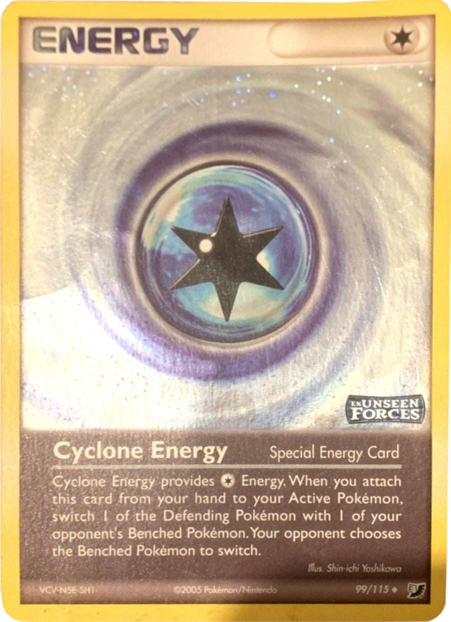 Cyclone Energy (99/115) (Stamped) [EX: Unseen Forces] | Galaxy Games LLC
