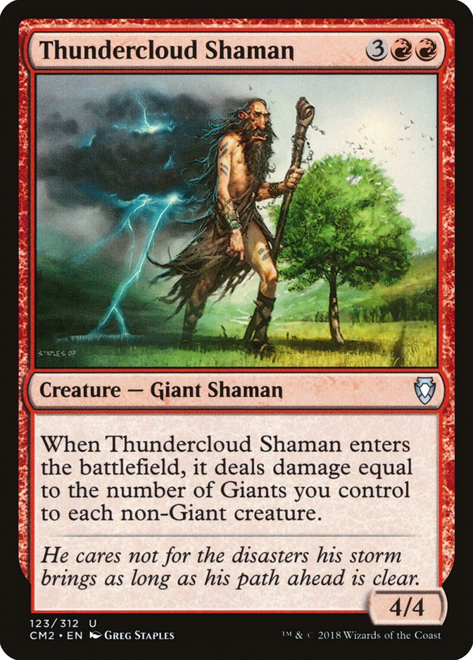 Thundercloud Shaman [Commander Anthology Volume II] | Galaxy Games LLC