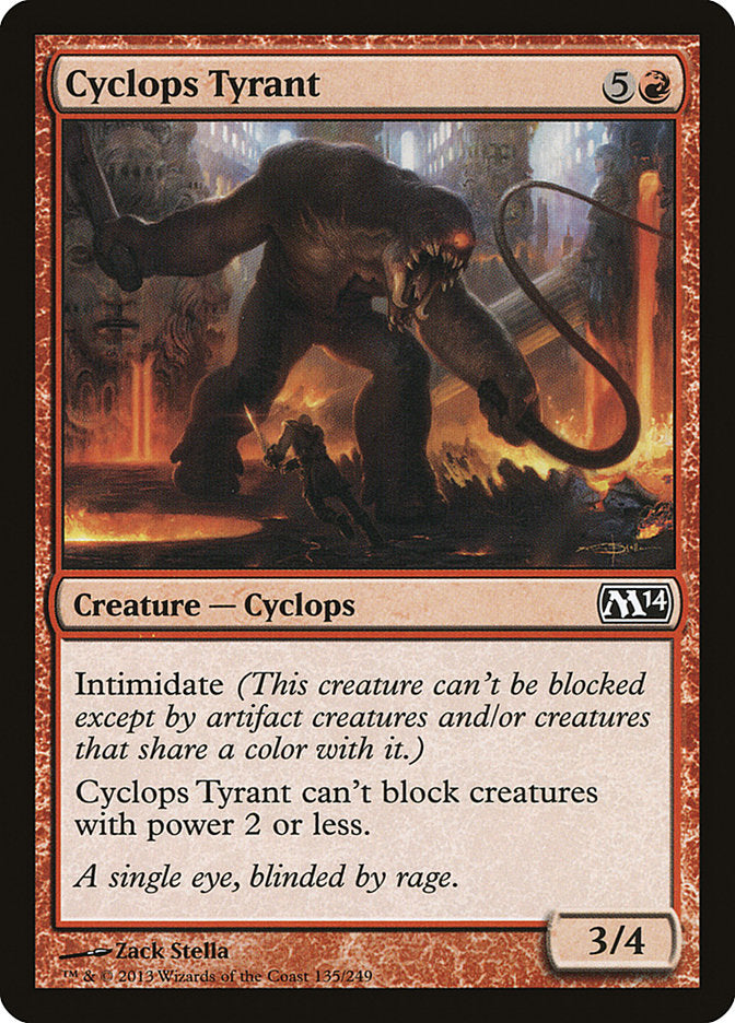 Cyclops Tyrant [Magic 2014] | Galaxy Games LLC