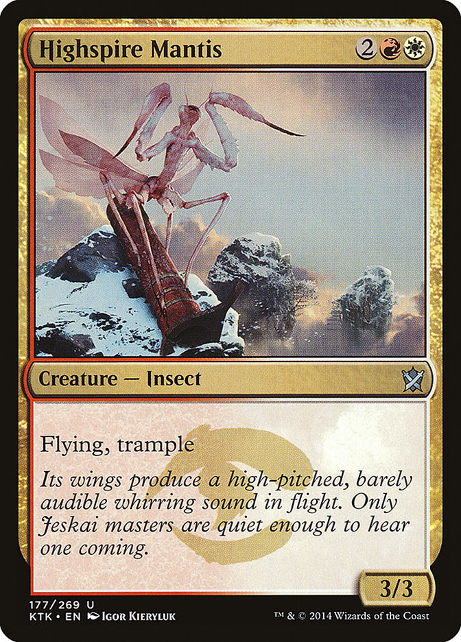 Highspire Mantis [Khans of Tarkir] | Galaxy Games LLC