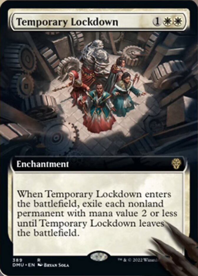 Temporary Lockdown (Extended Art) [Dominaria United] | Galaxy Games LLC