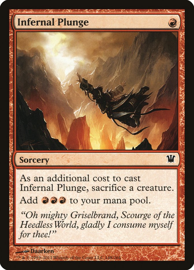 Infernal Plunge [Innistrad] | Galaxy Games LLC