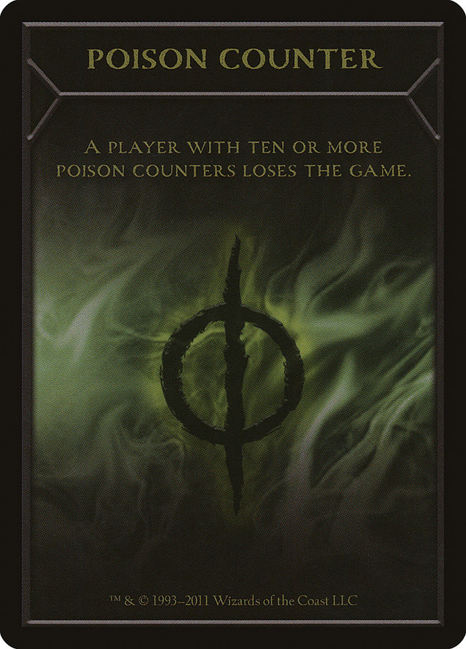Poison Counter [New Phyrexia Tokens] | Galaxy Games LLC
