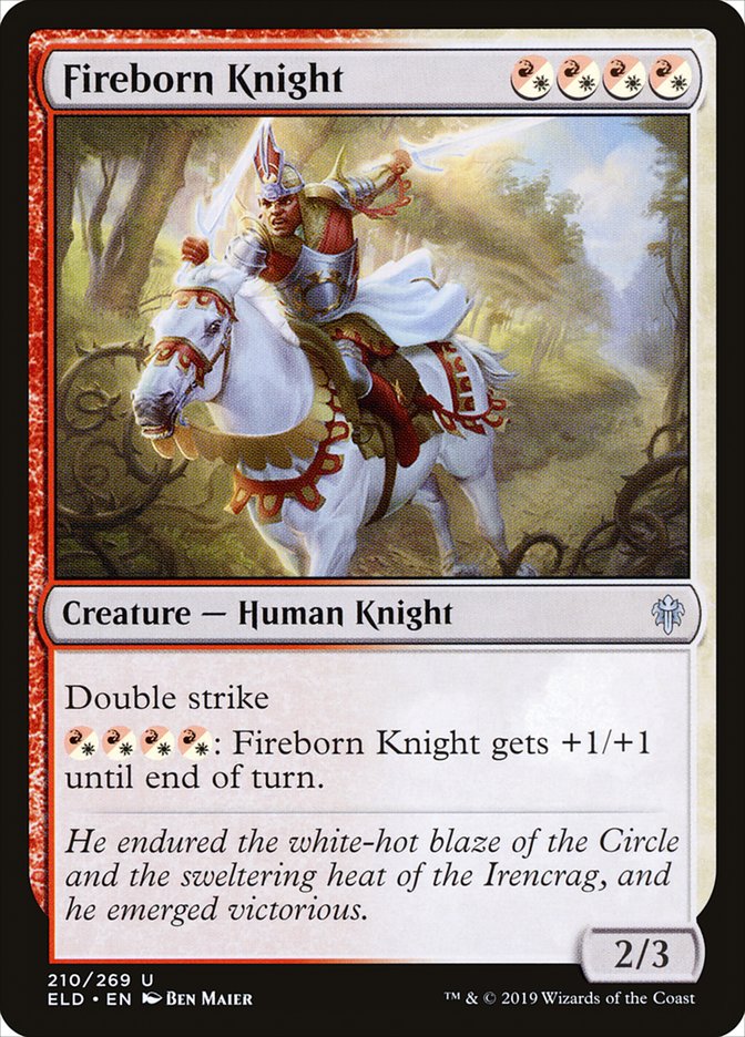 Fireborn Knight [Throne of Eldraine] | Galaxy Games LLC