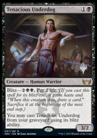 Tenacious Underdog (Promo Pack) [Streets of New Capenna Promos] | Galaxy Games LLC