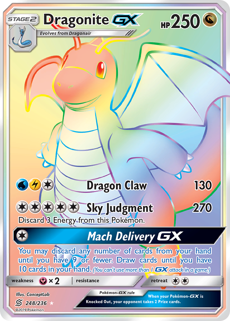 Dragonite GX (248/236) [Sun & Moon: Unified Minds] | Galaxy Games LLC