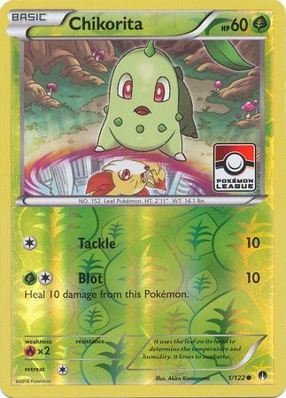 Chikorita (1/122) (League Promo) [XY: BREAKpoint] | Galaxy Games LLC