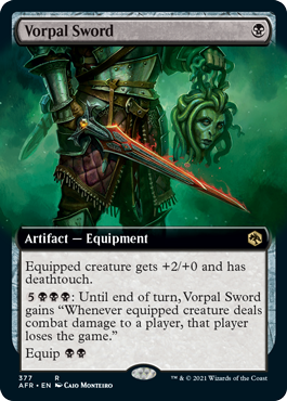 Vorpal Sword (Extended Art) [Dungeons & Dragons: Adventures in the Forgotten Realms] | Galaxy Games LLC