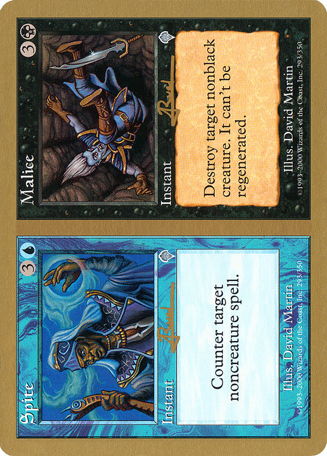 Spite // Malice (Antoine Ruel) [World Championship Decks 2001] | Galaxy Games LLC