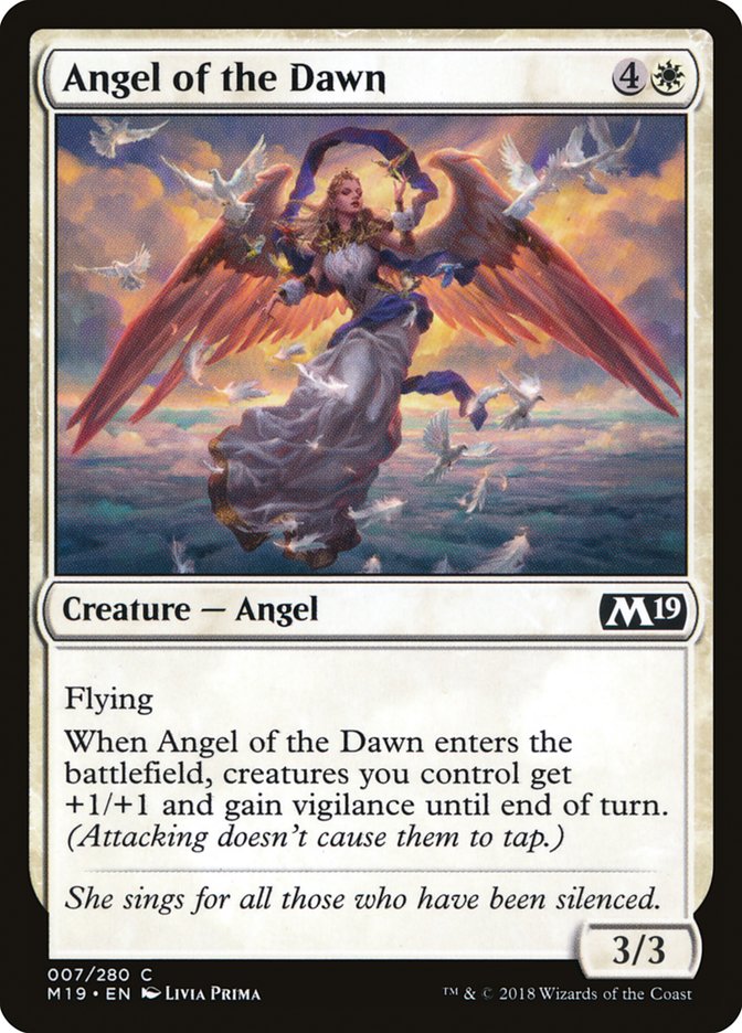 Angel of the Dawn [Core Set 2019] | Galaxy Games LLC