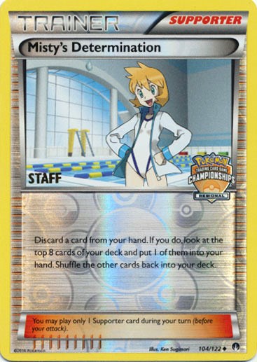 Misty's Determination (104/122) (Regional Championship Promo Staff) [XY: BREAKpoint] | Galaxy Games LLC