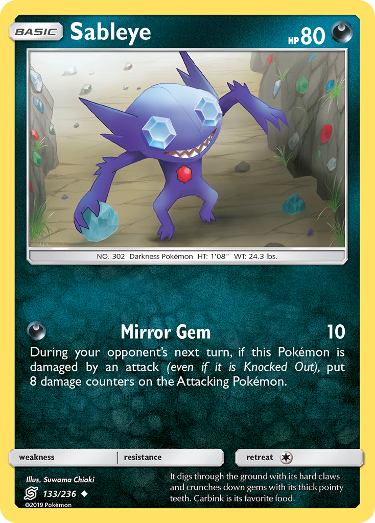 Sableye (133/236) [Sun & Moon: Unified Minds] | Galaxy Games LLC