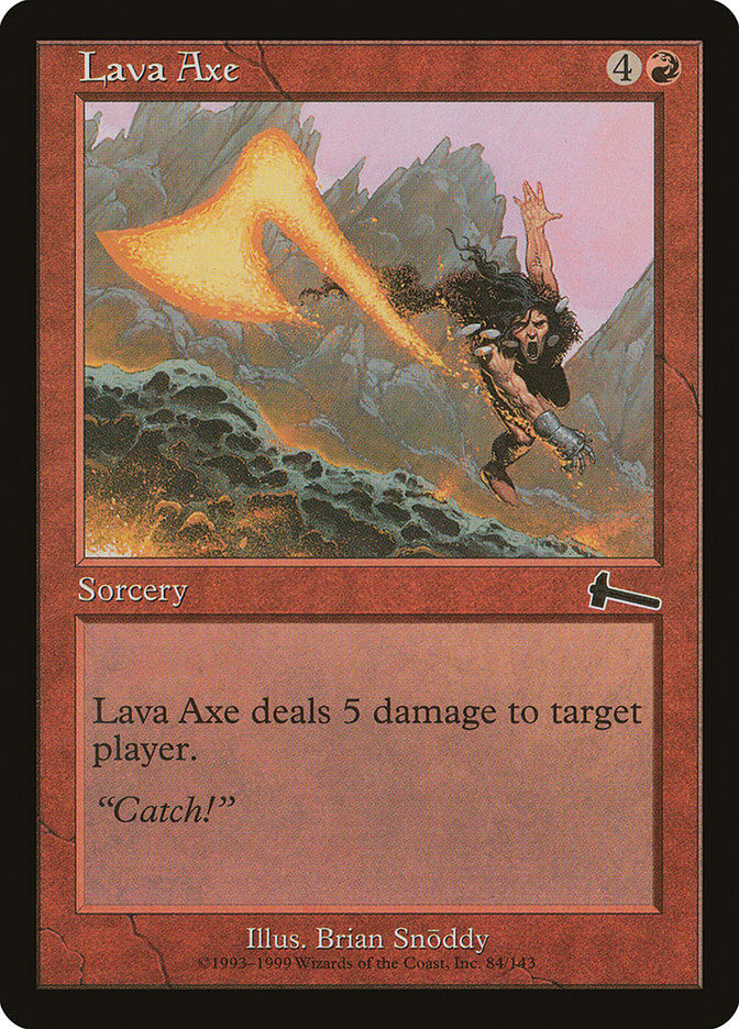 Lava Axe [Urza's Legacy] | Galaxy Games LLC