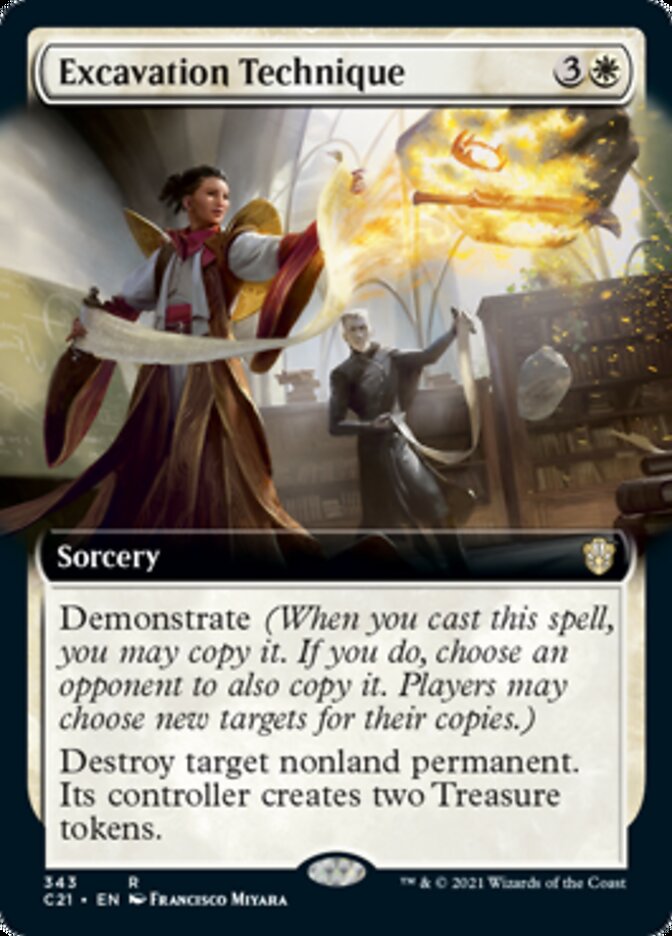 Excavation Technique (Extended Art) [Commander 2021] | Galaxy Games LLC